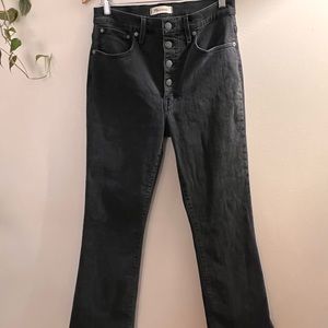 Madewell flared ankle jeans